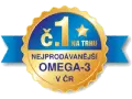 Nálepka nejprodávánější omega-3 v ČR